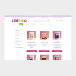 Lebepur Onlineshop